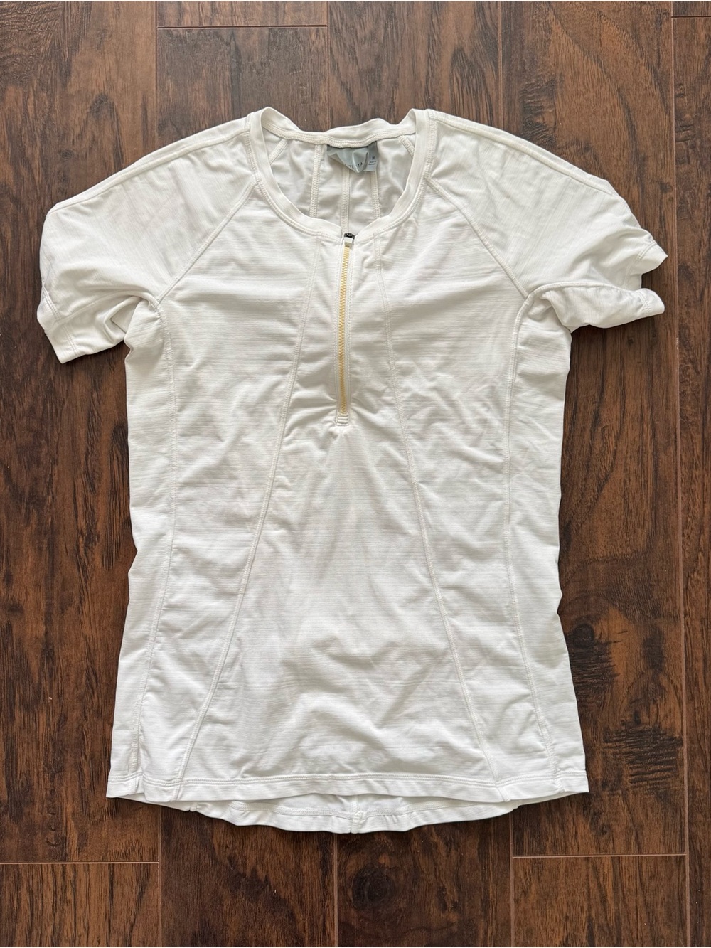 Athleta Pacifica UPF Short Sleeve Tee White Size Medium